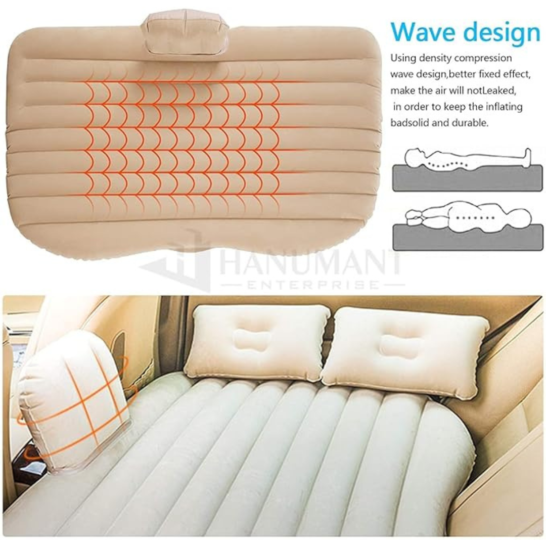 Universal Car Inflatable Bed for Travel Comfort High Quality - Hias E-commerce