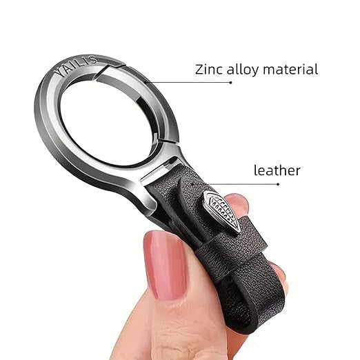 Premium Leather Universal Keychain - Stylish Accessory - Hias E-commerce