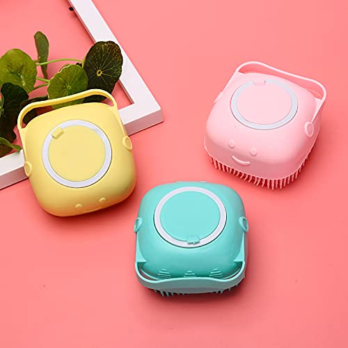 Silicone Body Brush with Gel Dispenser β Soft Bristles - Hias E-commerce