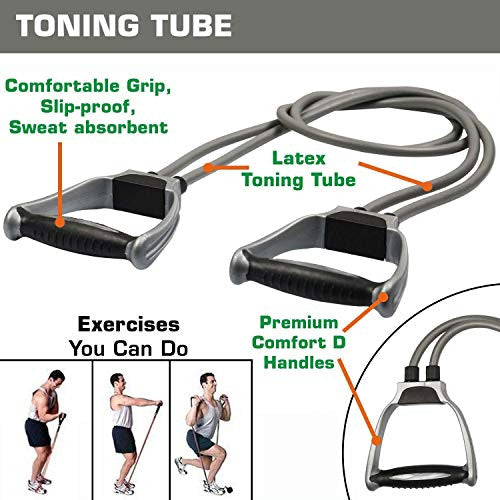 Adjustable Durable Toning Tube for Strengthening - Hias E-commerce