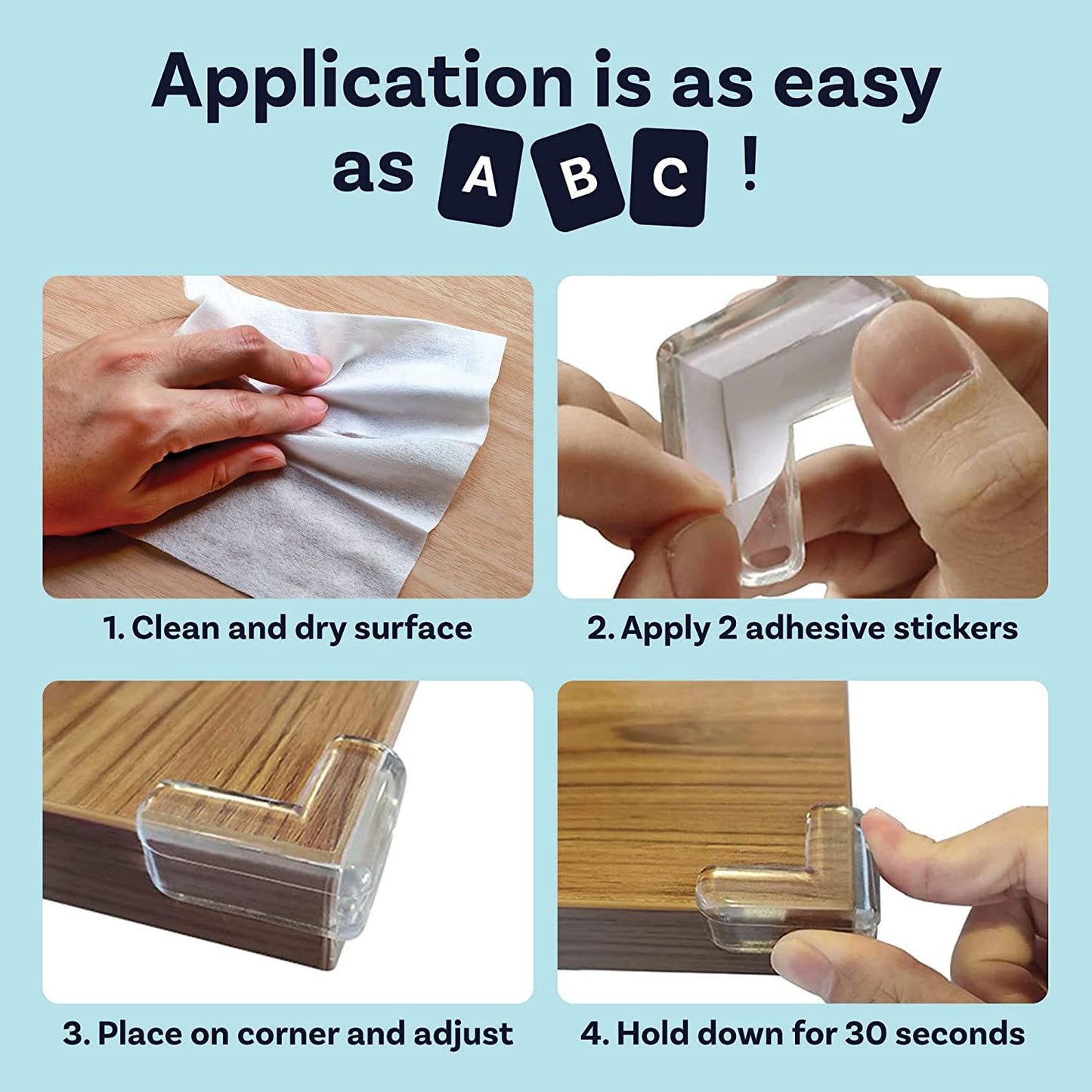 Durable Square Edge Protector for Sleek Furniture Protection - Hias E-commerce