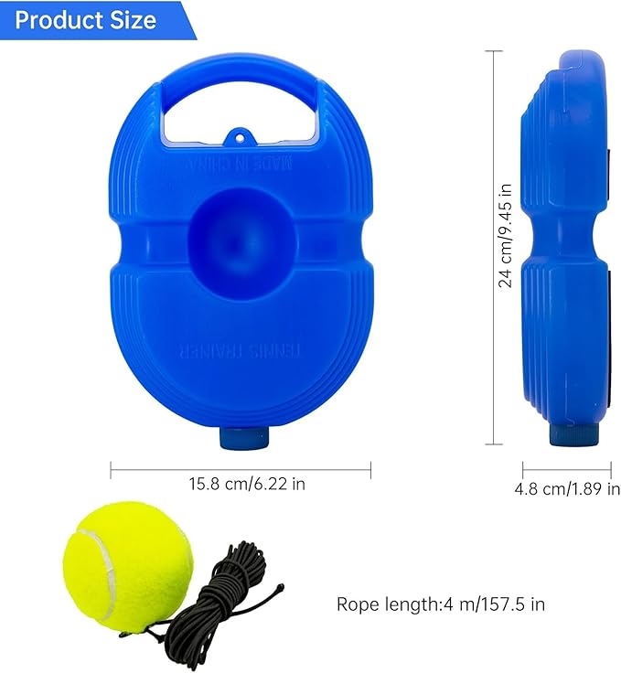 Khasala Brothers Tennis Trainer Rebound Ball Set for Training - Hias E-commerce