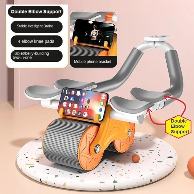 Upgraded Ab Roller with Elbow Support and Knee Pad - Hias E-commerce