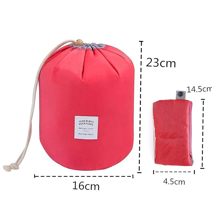 VGMAX Round Makeup Pouch Travel Cosmetic Organizer - Hias E-commerce