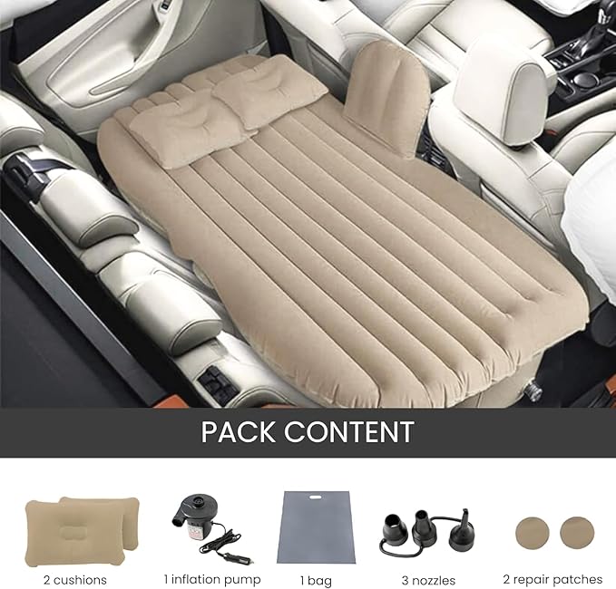 Universal Car Inflatable Bed for Travel Comfort High Quality - Hias E-commerce