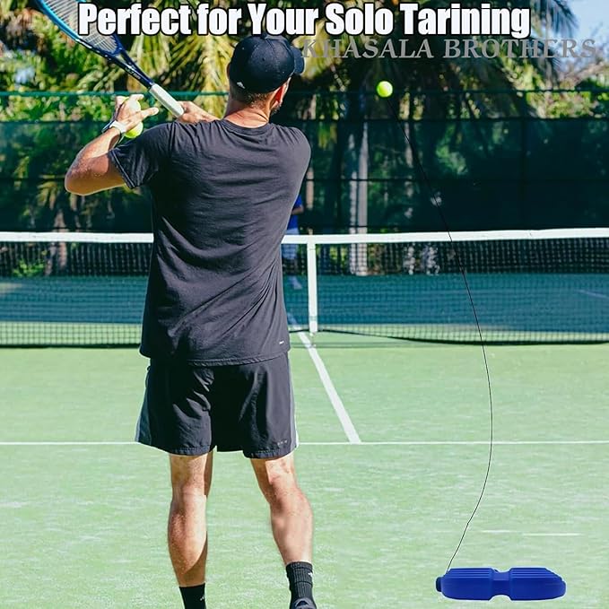 Khasala Brothers Tennis Trainer Rebound Ball Set for Training - Hias E-commerce