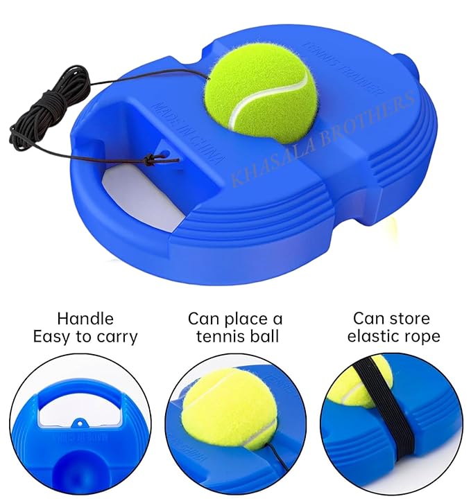 Khasala Brothers Tennis Trainer Rebound Ball Set for Training - Hias E-commerce