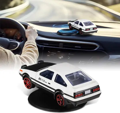 Mini AE86 Car Model Drifting Dashboard Decor Decorative Showpiece - 3 cm (Metal, White) - Hias E-commerce
