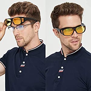 Night Driving Goggles Hd Vision (2 Pis Googles) - Hias E-commerce