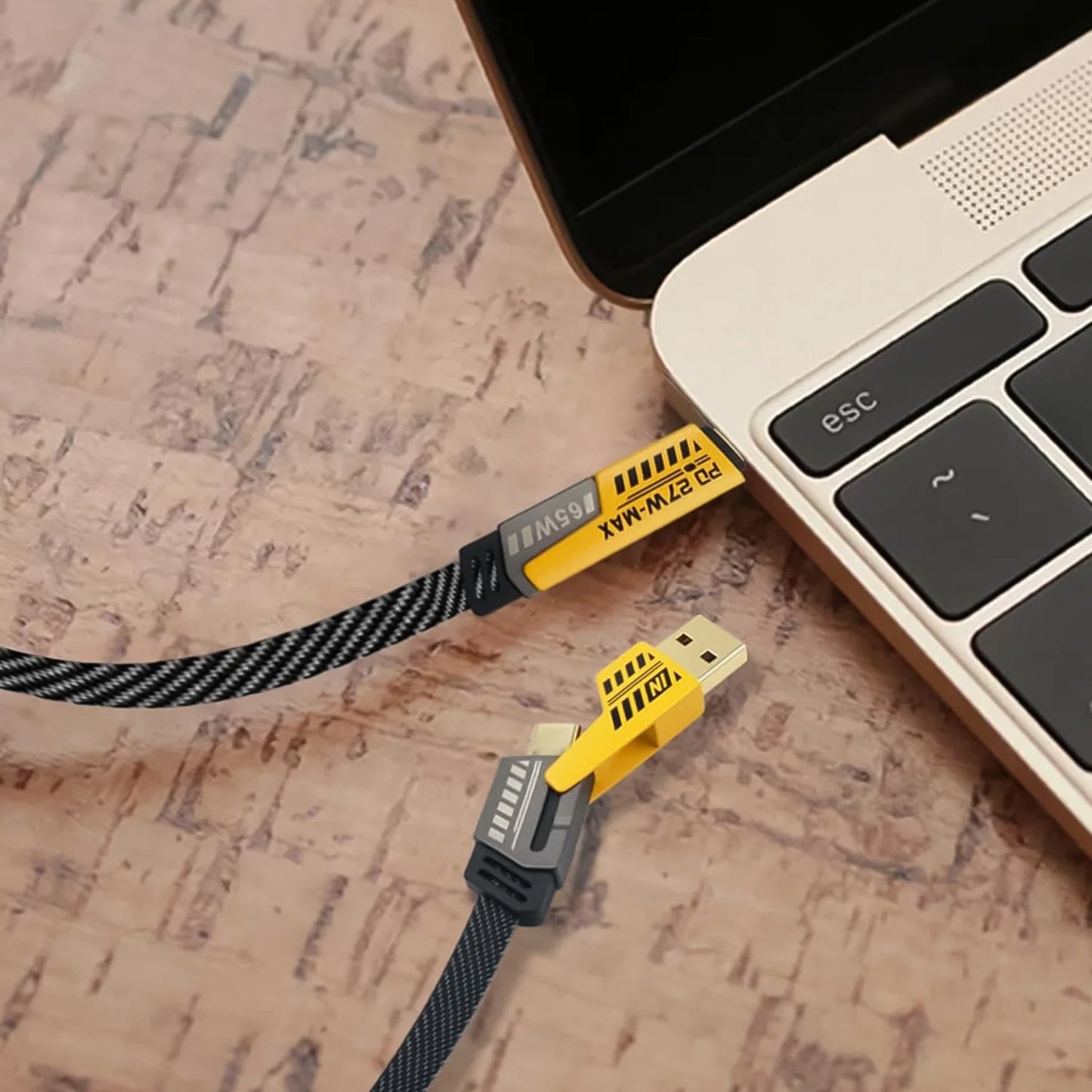 4 In 1 Charging Cable 65W Cable (1 Pc / 1 Mtr.) - Hias E-commerce