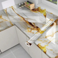 White Golden Marble Foil TA-054 for Luxurious Home