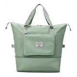 Green Foldable Travel Duffel Bag - Women Purse