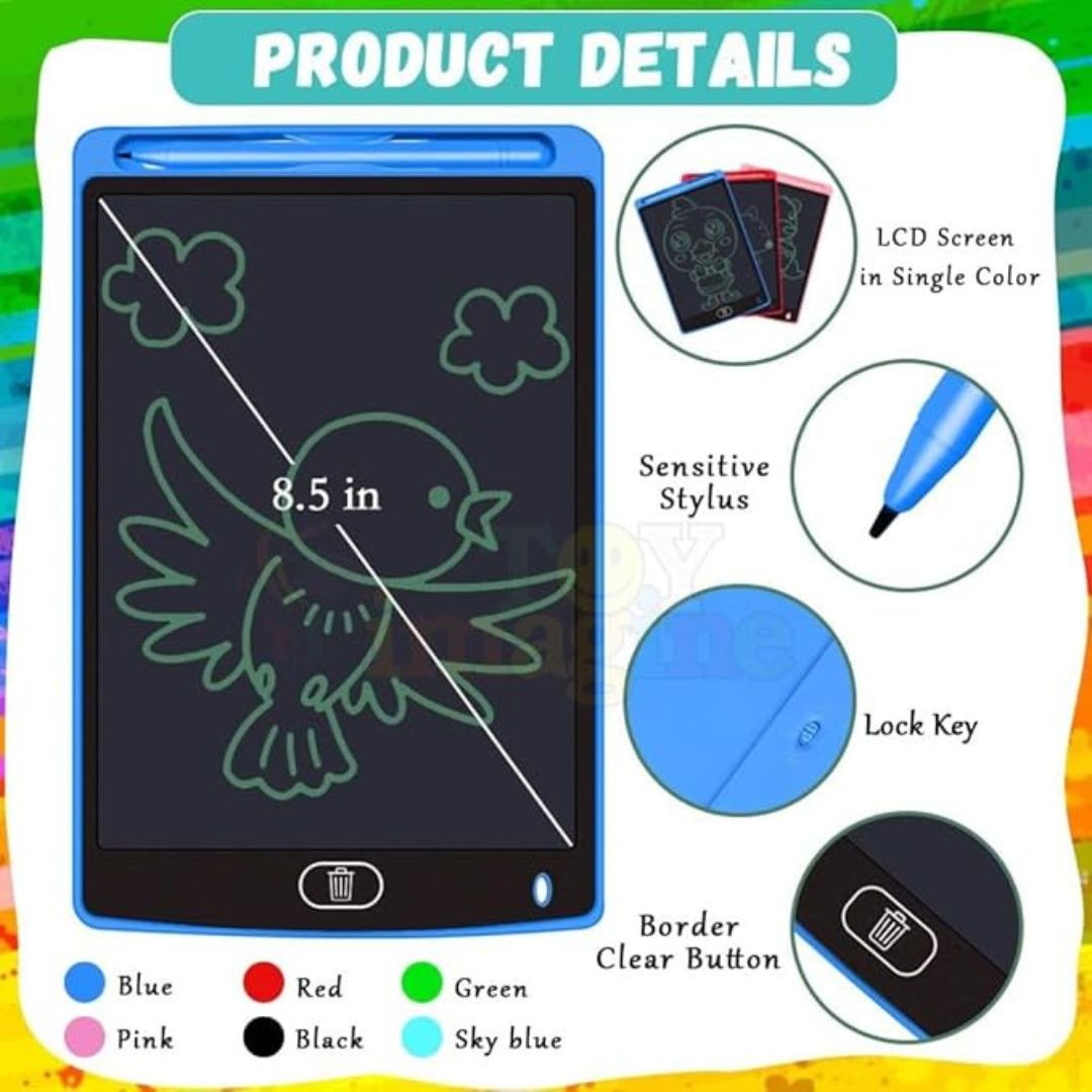 8.5'' LCD Writing Tablet - Kids' Drawing Pad & Educational Gift