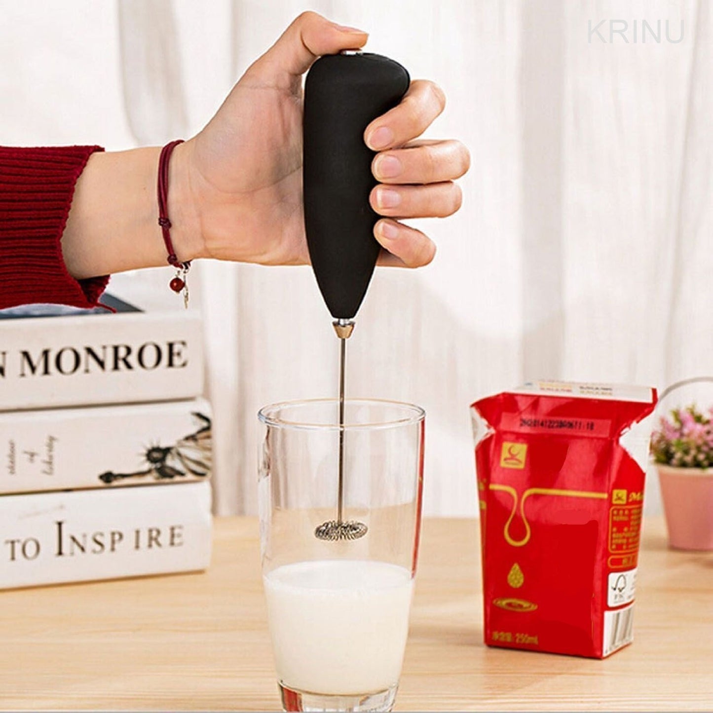 Chargeable TurboWhisk Electric Coffee Beater