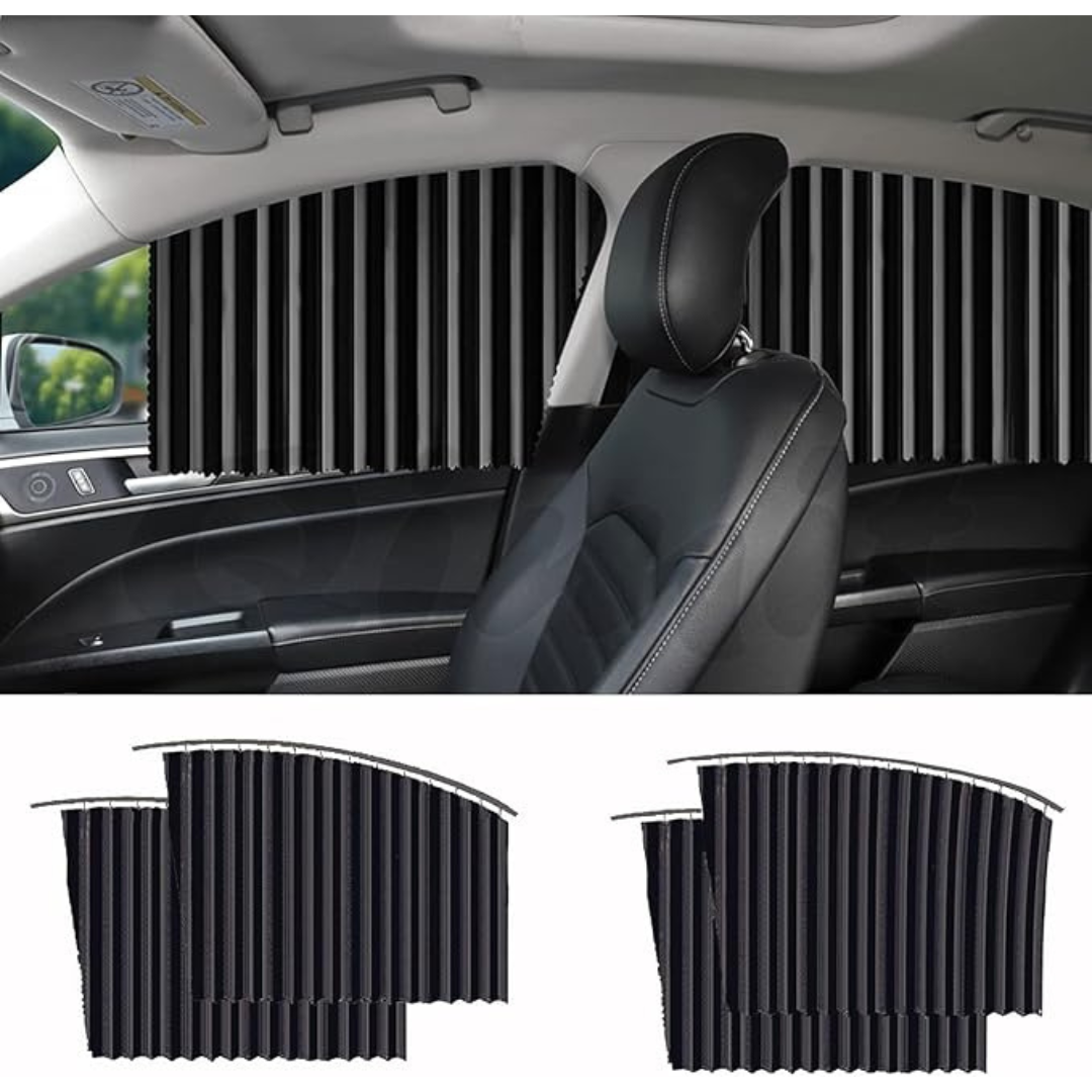 Magnetic Car Window Sunshade Privacy Curtains