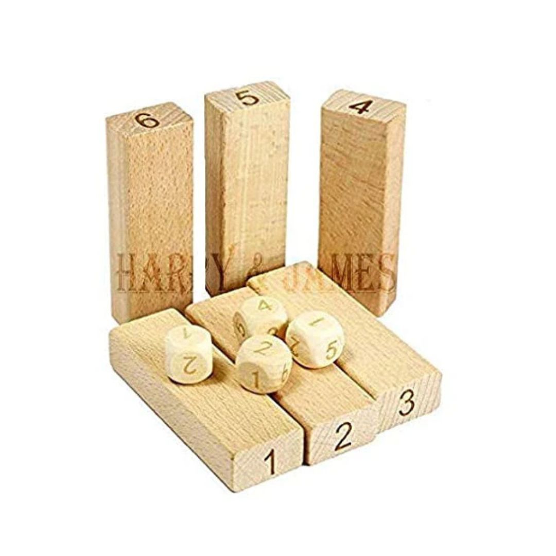 Zinga Tumbling Tower Blocks - Wooden Blocks