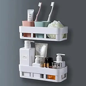 Bathroom Storage Rack | Organizer Shelves (Pack of 2)