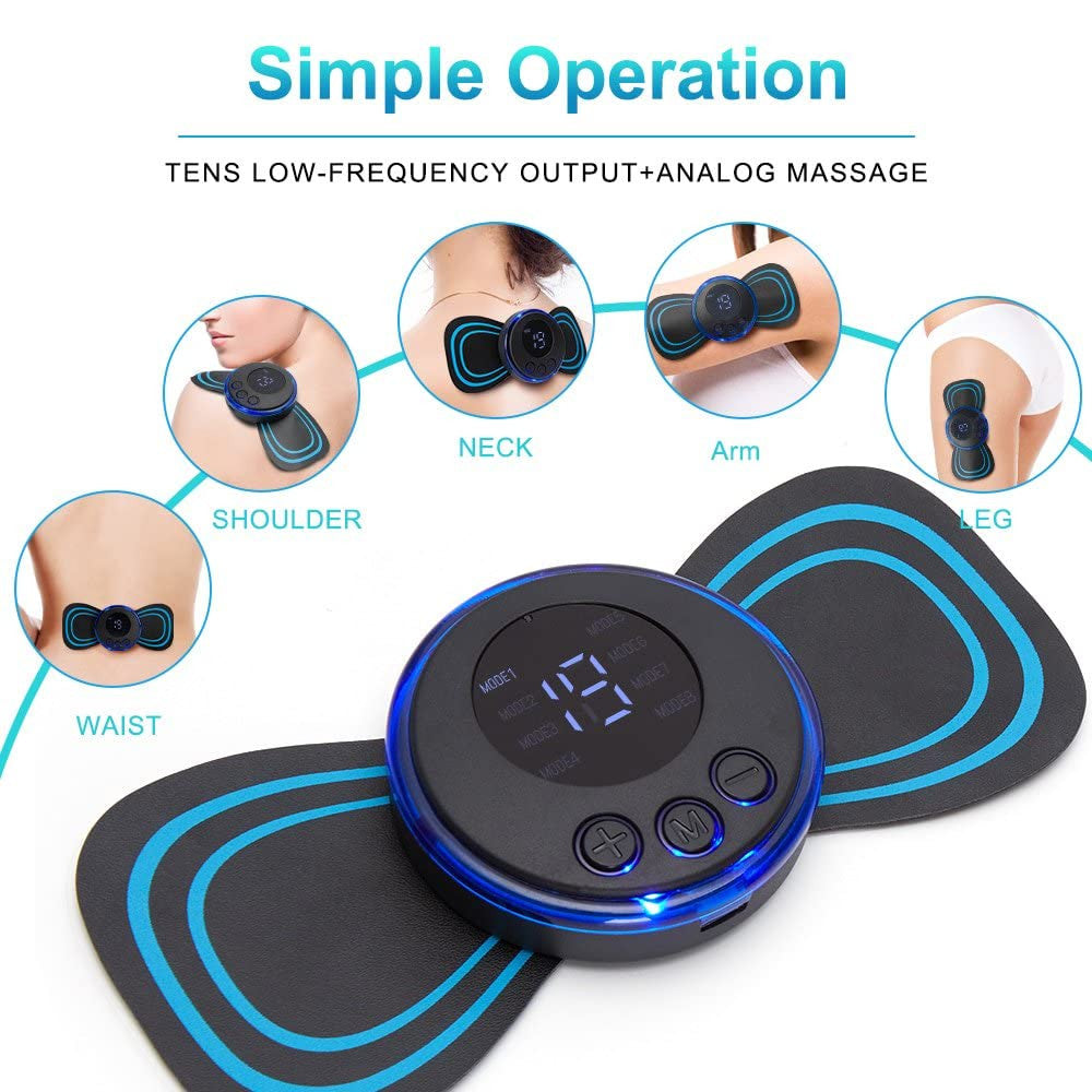 Portable Mini Muscle Massager for Targeted Relief and Relaxation