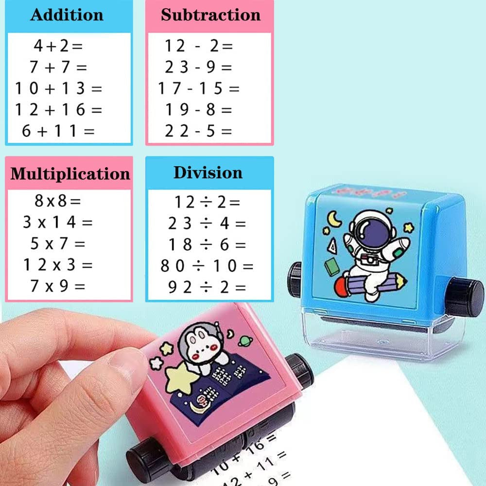 Addition Math Stamp Roller for Quick Learning: Fun, Tool