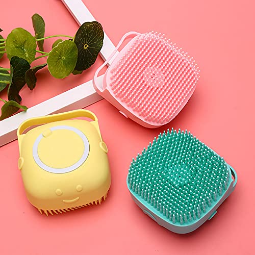 Silicone Body Brush with Gel Dispenser – Soft Bristles