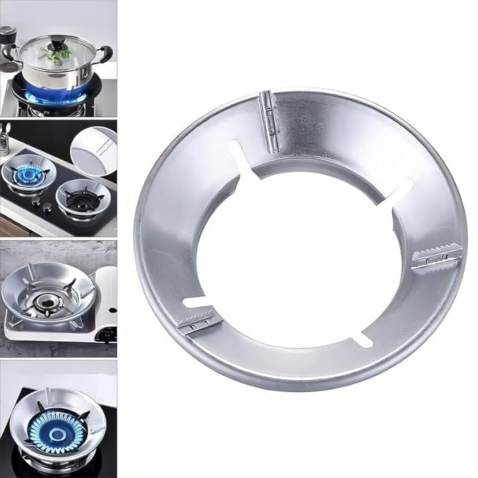 Aluminum Gas Stove Flame Diffuser Ring for Even Heat Distribution