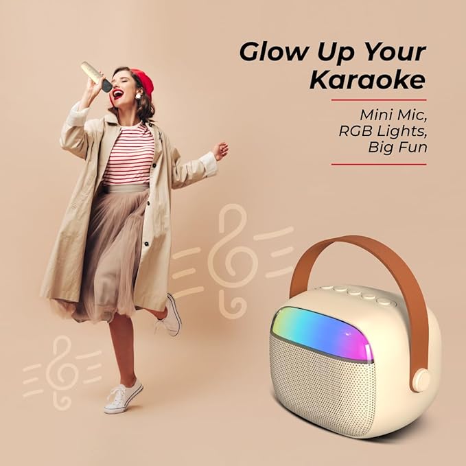 FusionBeat Mini Wireless Speaker with Karaoke Mic