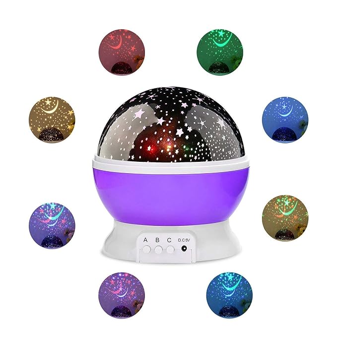 Star Master Galaxy Projector Lamp 360 Rotating LED Lights