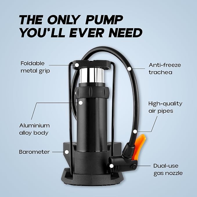 Quxis Portable High Pressure Air Pump Black