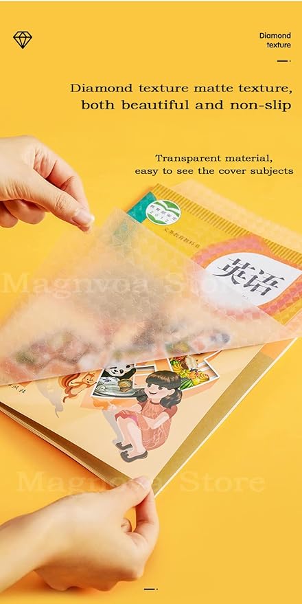 Magnova Transparent Matte Self-Adhesive Book Cover