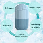 Silicone Ice Roller for Face - Cooling, Pore-Tightening Skincare