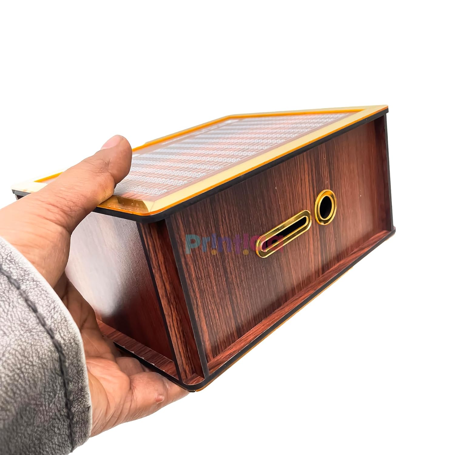 Money/Piggy Bank, Landscape Design Money Box for Kids/Adult/Girls 1,00,000 Savings Challenge Box, Cashbox, Cash Wooden Savings Box, Wooden Coin Piggy Bank, Money Save Box, Money Saver - Hias E-commerce