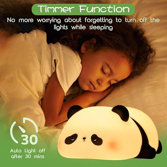 Rechargeable Cute Panda Night Light for Kids