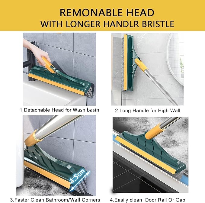 Multi-Purpose Bathroom Floor & Tile Cleaning Brush