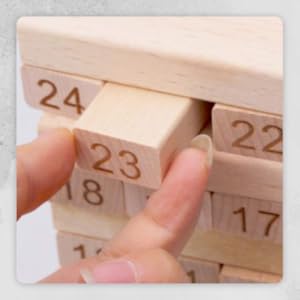 Zinga Tumbling Tower Blocks - Wooden Blocks - Hias E-commerce