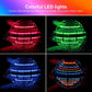 GlowGuard Air Spinner: Colorful LED Flying Ball with Safety Shield