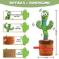 Dancing Cactus Interactive Musical Toy for Kids and Adults Bring Joy to Your Space - Hias E-commerce