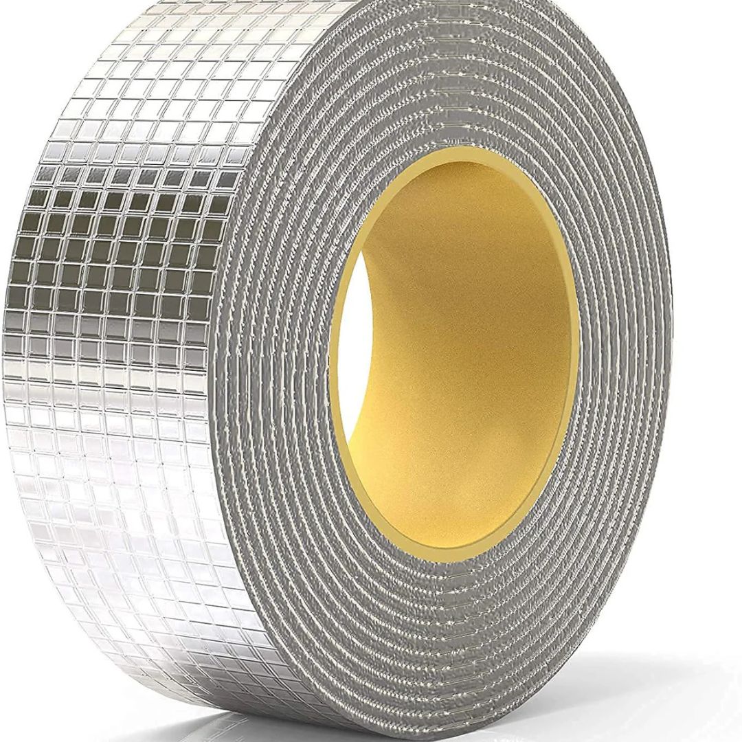 Heavy Aluminium Silver Tape (5 MT) , Fire Proof, Durable