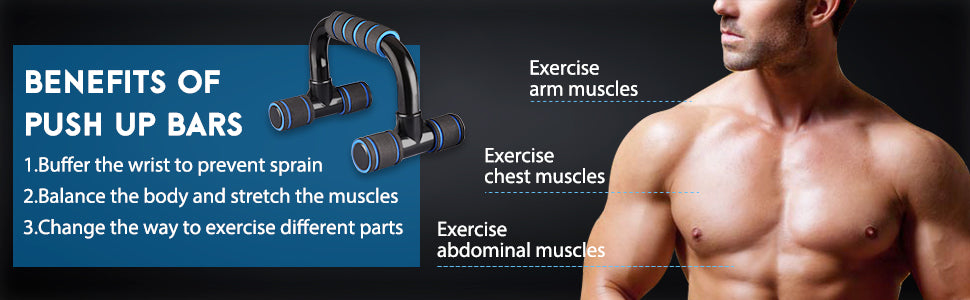 Push Up Bar for Enhanced Strength, Range of Motion - Hias E-commerce