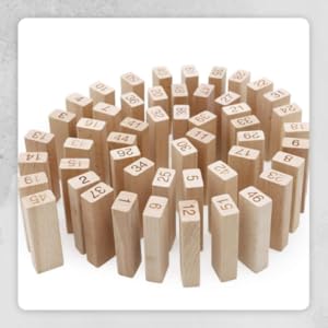 Zinga Tumbling Tower Blocks - Wooden Blocks - Hias E-commerce