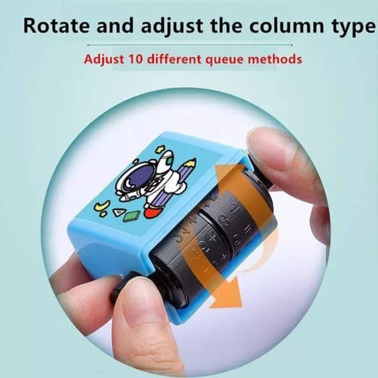 Addition Math Stamp Roller for Quick Learning: Fun, Tool