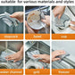 10-Piece Silver Mesh Dishwashing Cloth Set for Cleaning